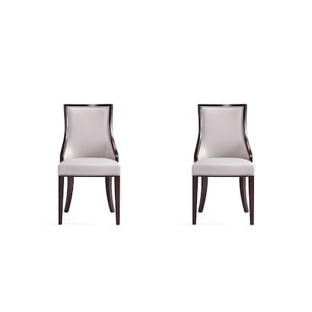Manhattan Comfort Traditional Dining Chair for Dining Room Use, PK 2 DC048-LG